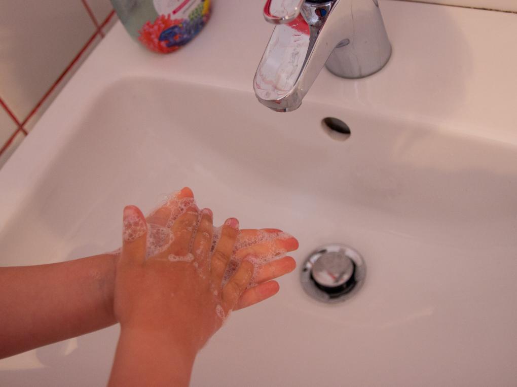Tagesablauf Hände waschen